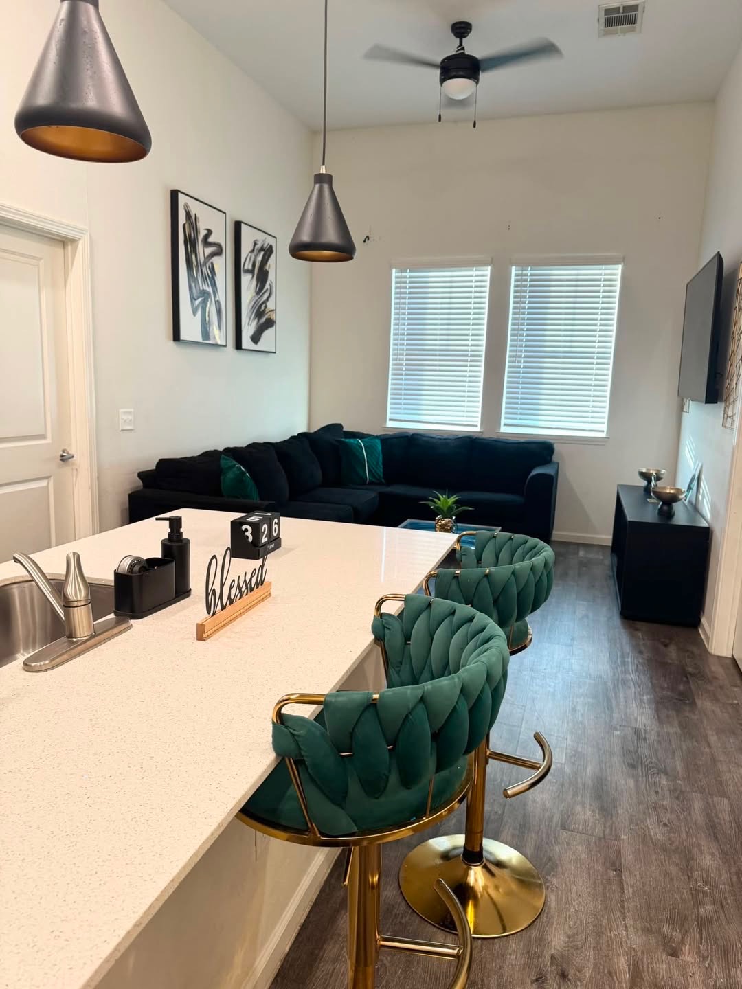 Dining and living cleaned by Ever Clean House Cleaning